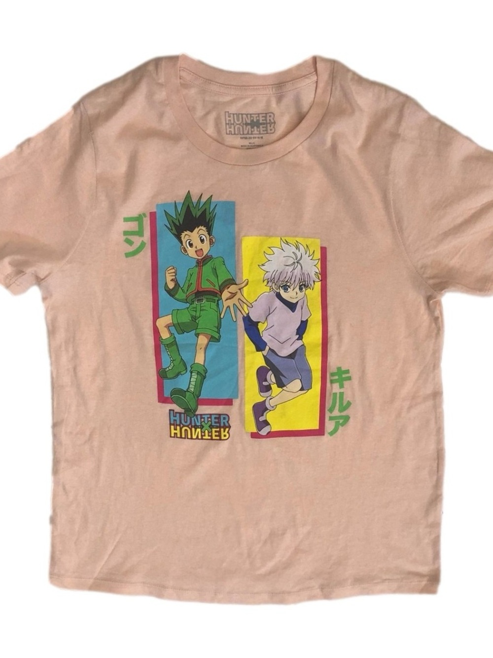 Hunter x Hunter  Pink Anime Graphic Tee